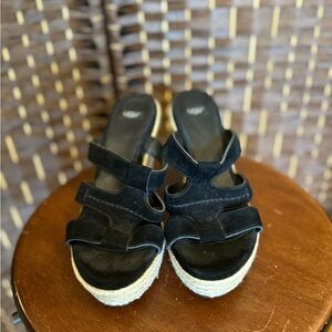 UGG Black Mules Slip-On Clogs